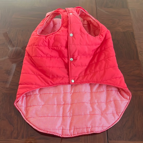 Old Navy Other - Old Navy Dog Puffer Vest with Detachable Hood and Faux Fur. Size: L